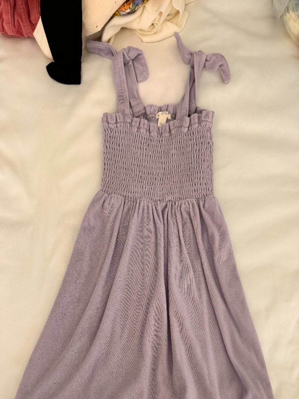 J. Crew Crewcuts size 7 purple terry dress/coverup